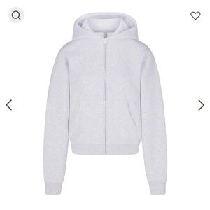 SKIMS CLASSIC ZIP UP HOODIE